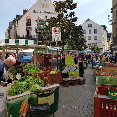 -le B.d.f- En Plein Centre De Dieppe. شقة *